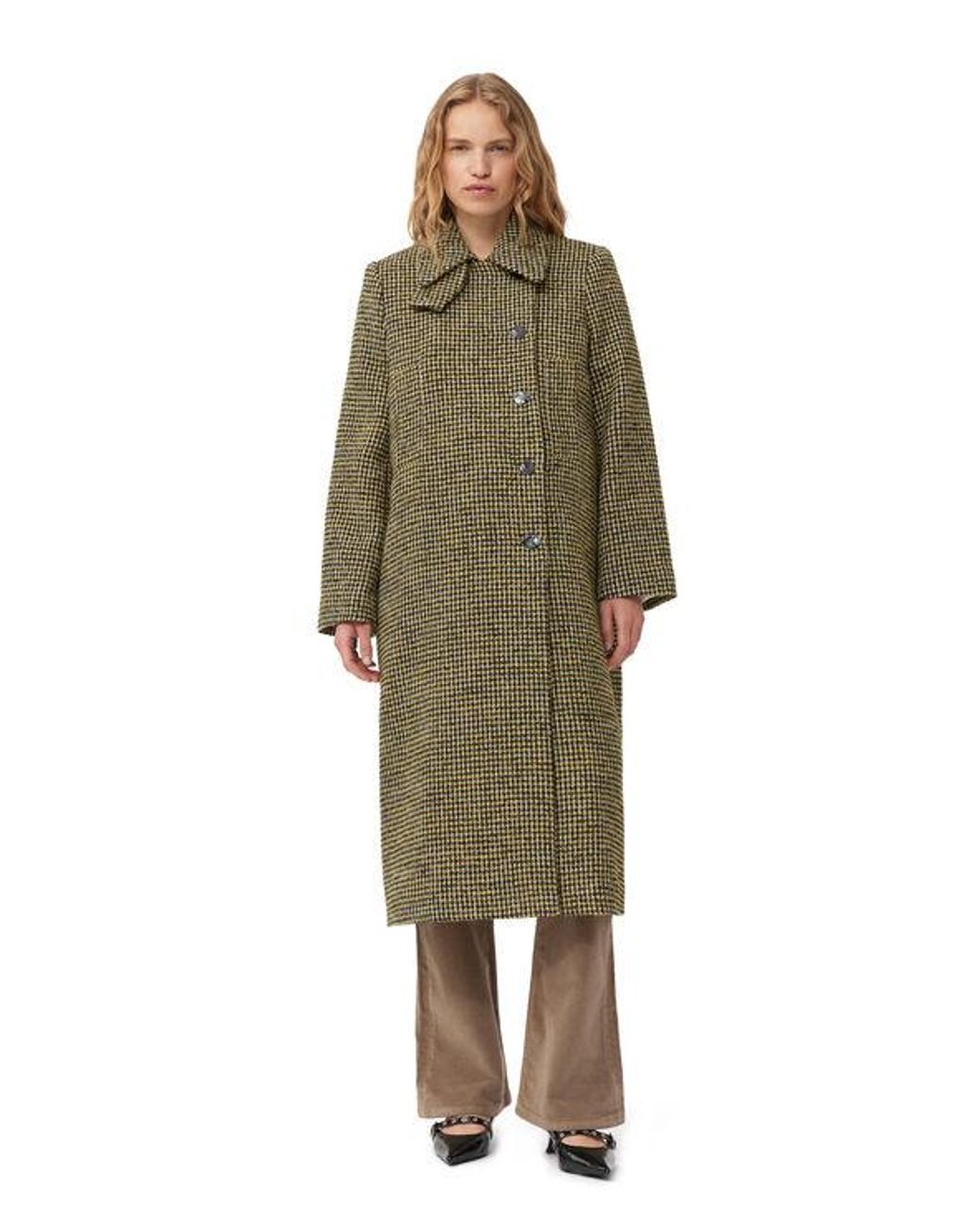 ganni-Blazing-Yellow-Woollen-