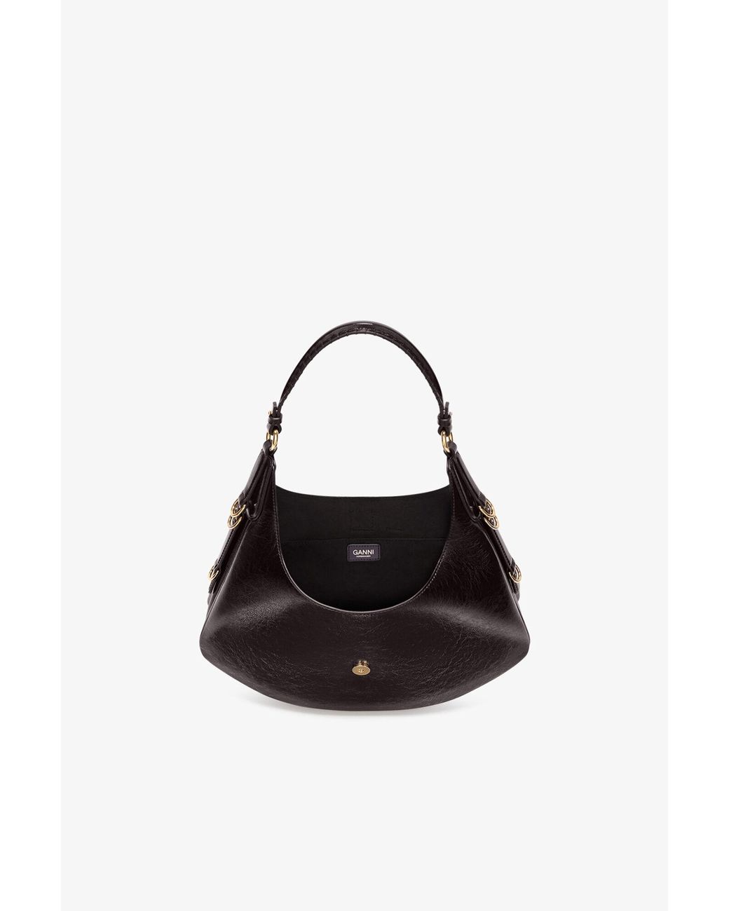 Ganni Black Small Kat Bag
