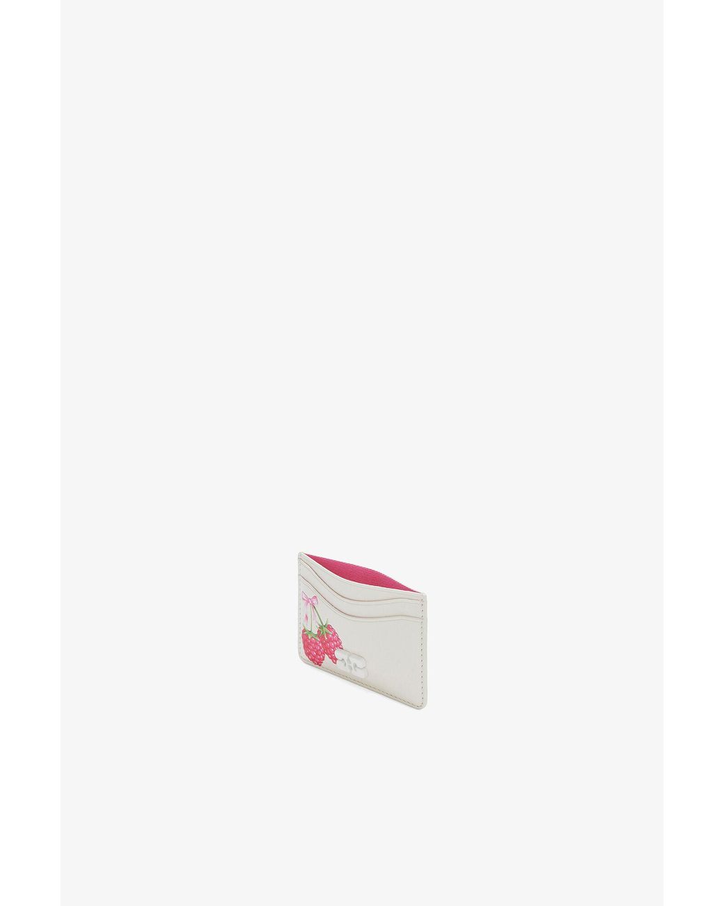 Ganni White Bou Card Holder In