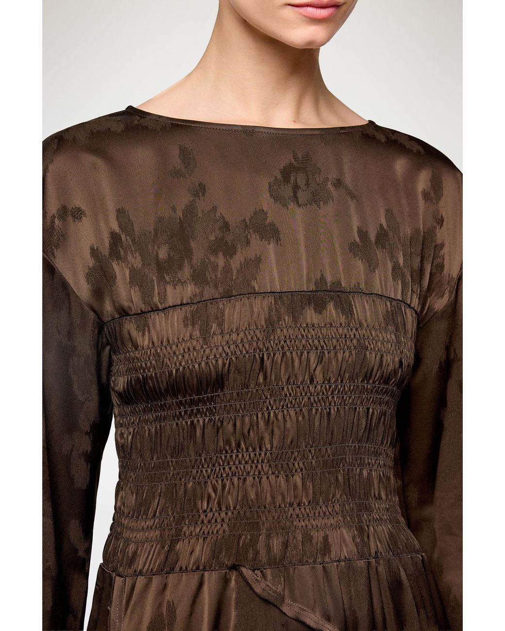 Ganni Brown Dress