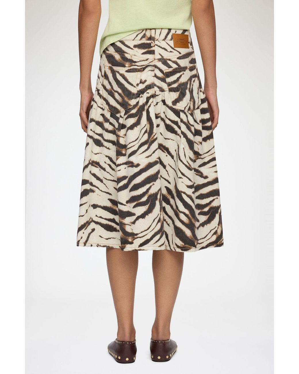 Ganni White Skirt