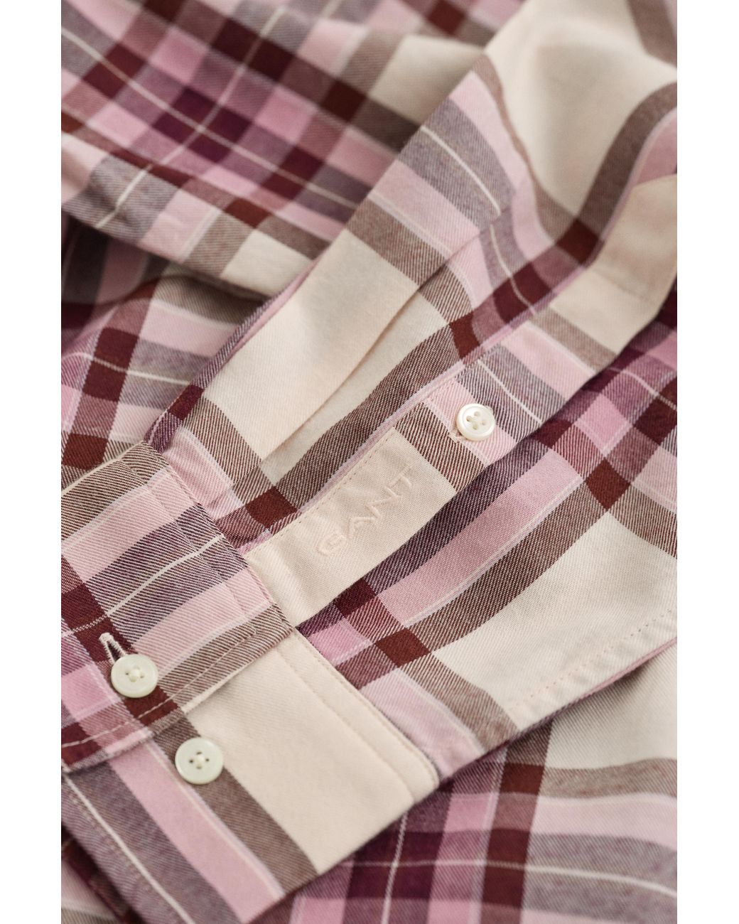 Gant Red Relaxed Flannel Shirt