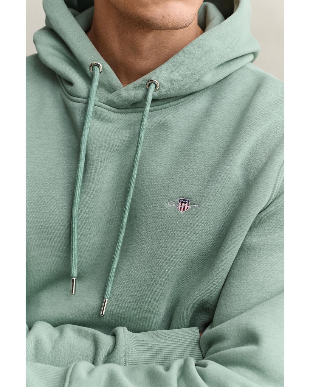 Gant Green Shield Hoodie for men