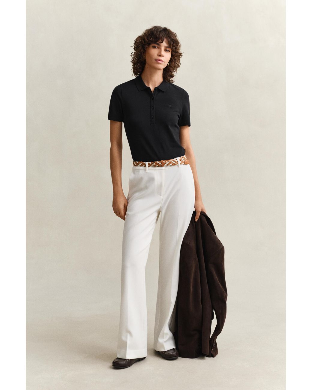 Gant Black Polo Shirt