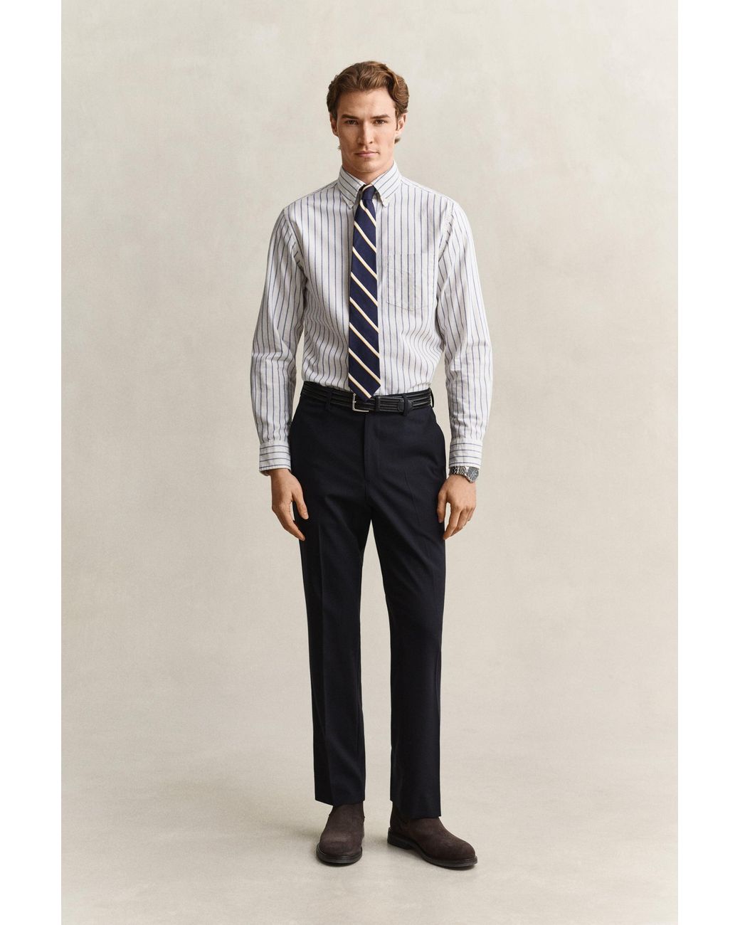 Gant Black Travel Suit Pants Evening for men