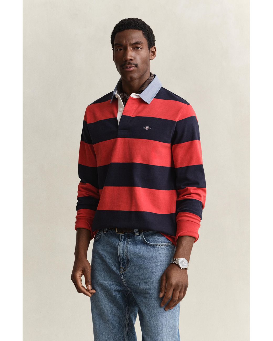 Gant Red Classic Heavy Rugger for men