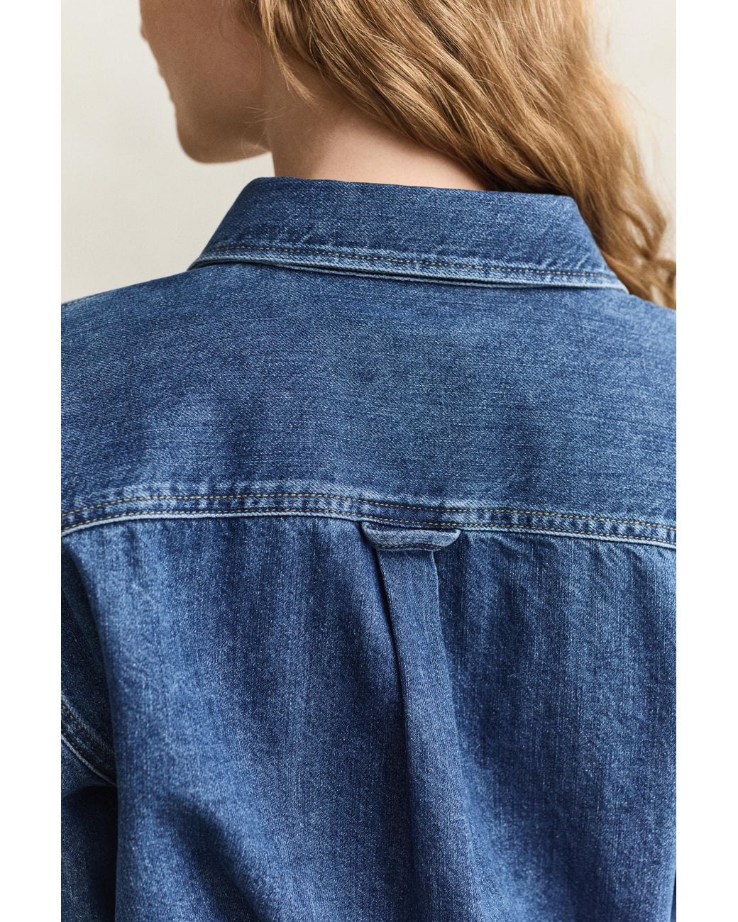 Gant Blue Denim Ranger Shirt Mid Worn In