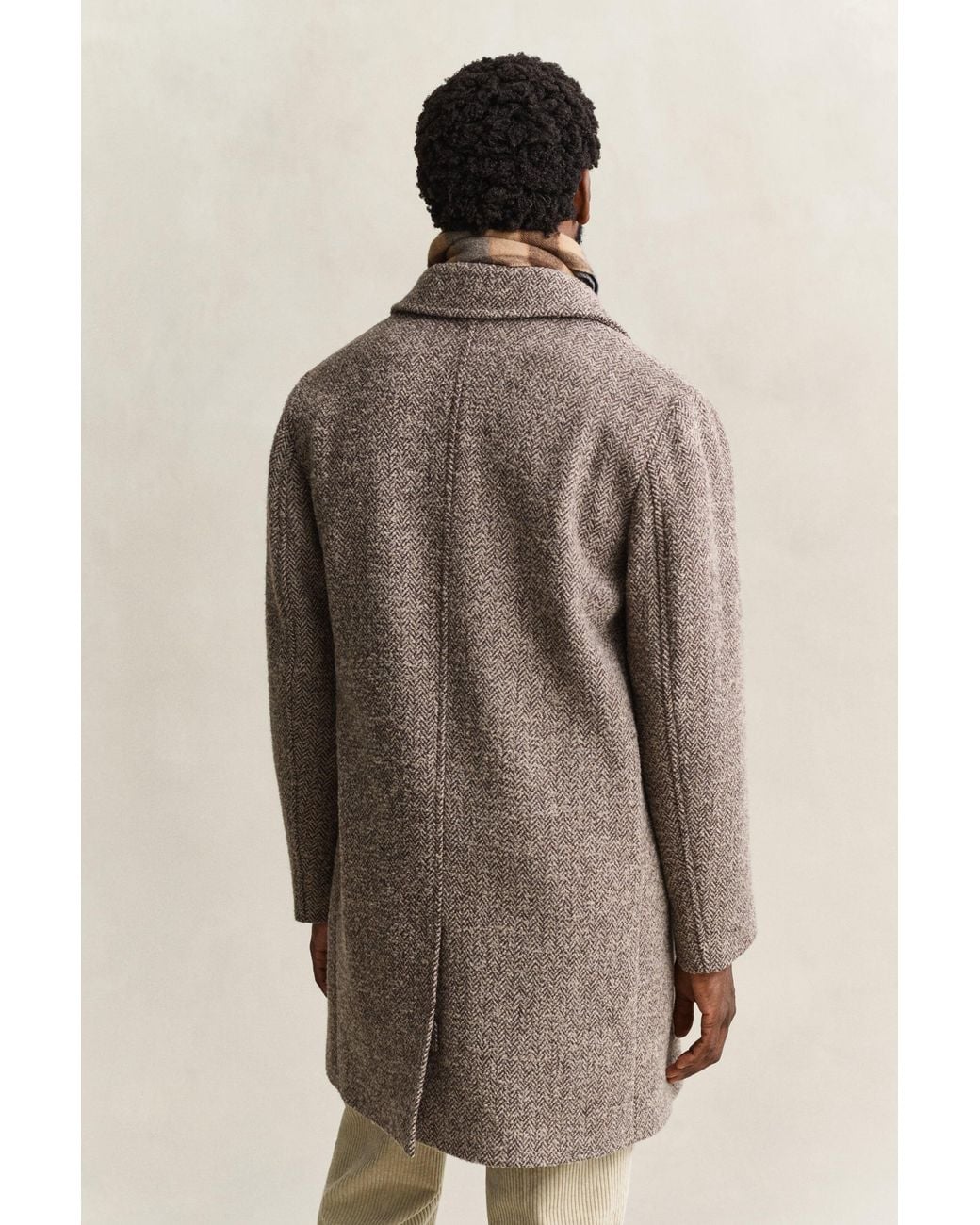 Gant Natural Wool Car Coat for men