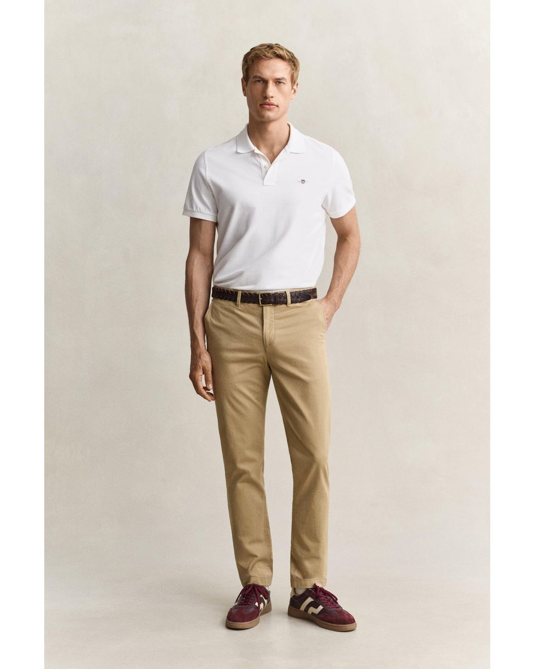 Gant Natural Classic Slim Chinos Dark for men