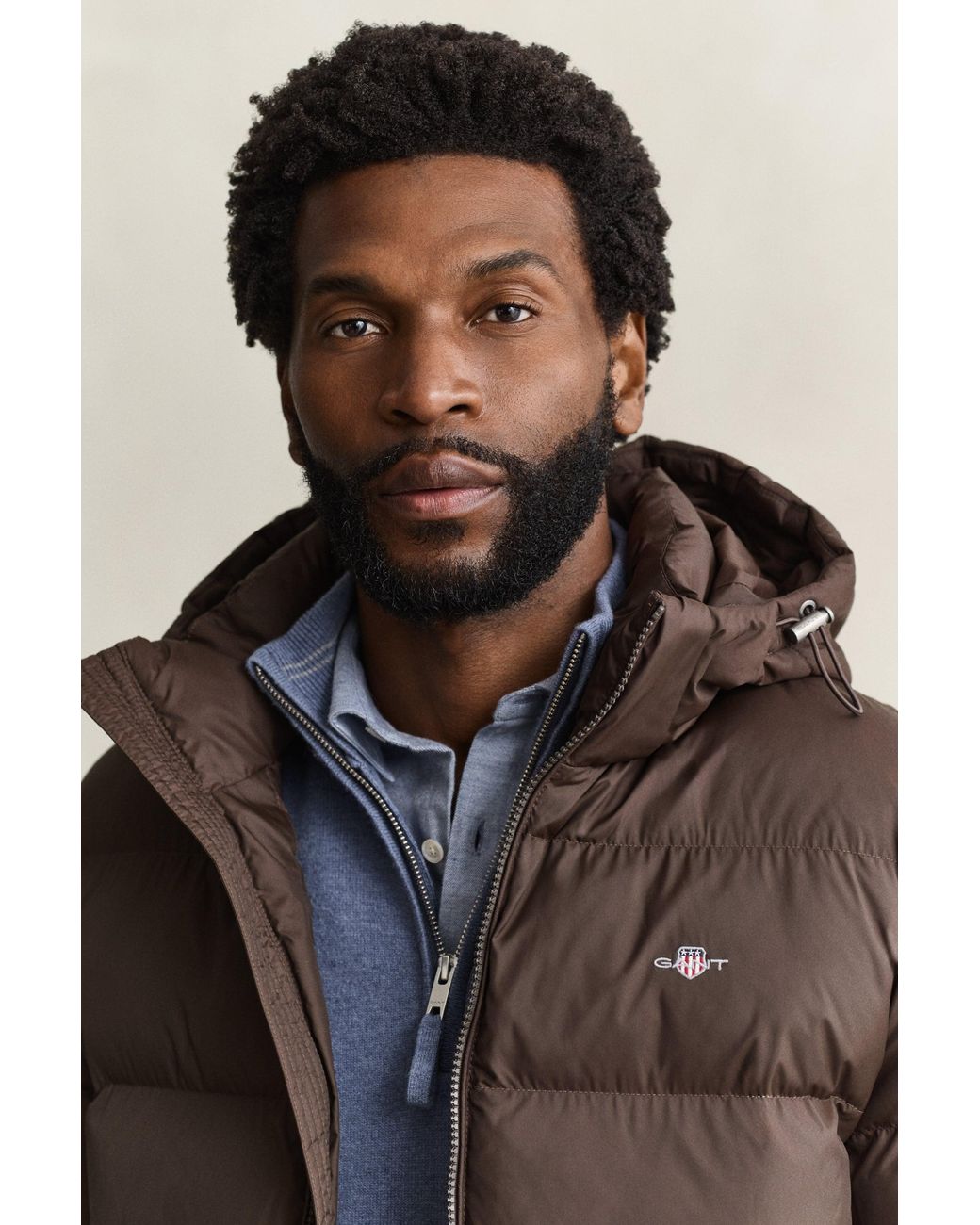 Gant Brown Active Cloud Jacket for men
