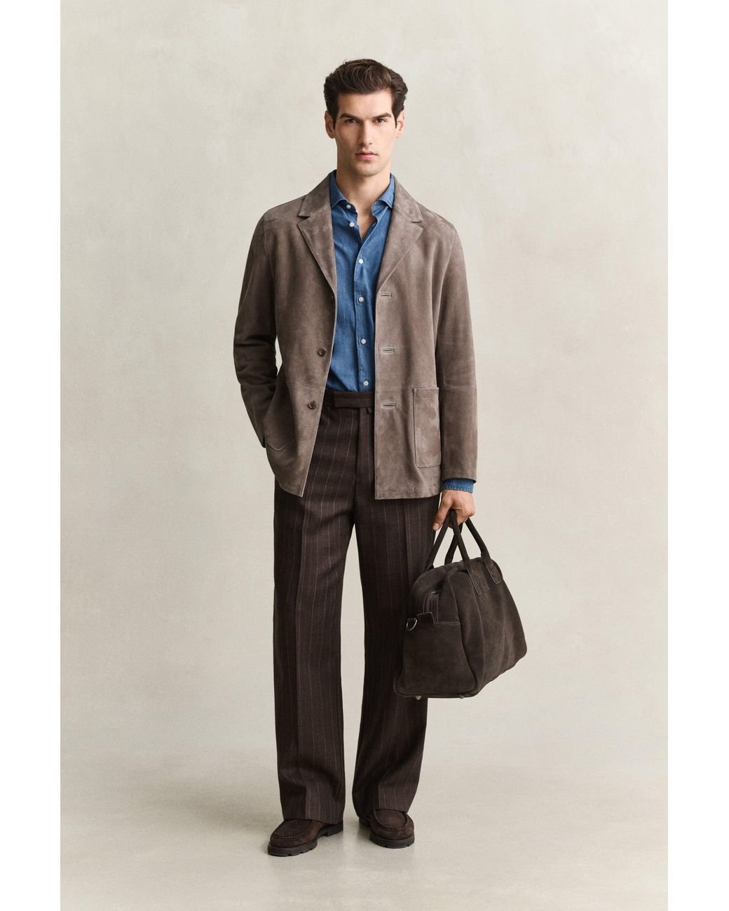 Gant Natural Suede Blazer for men