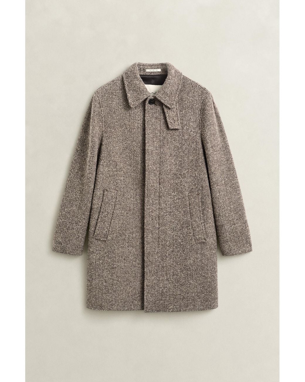 Gant Natural Wool Car Coat for men
