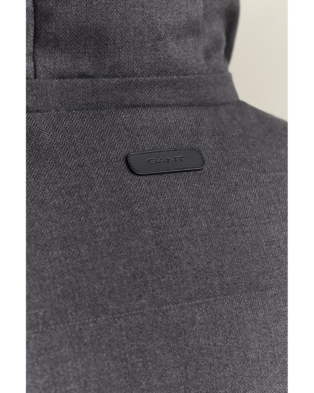 Gant Gray Flannel Down Jacket for men