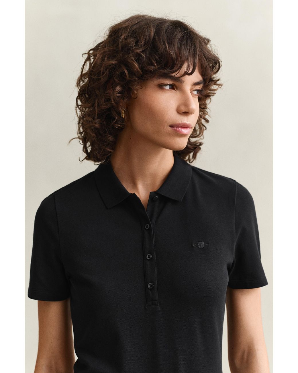 Gant Black Polo Shirt