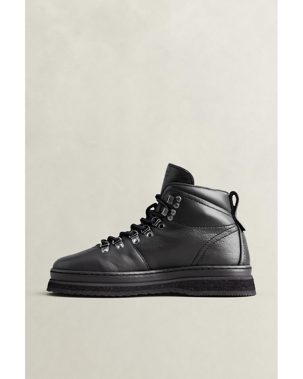 Gant Black Blistown Leather Boots for men