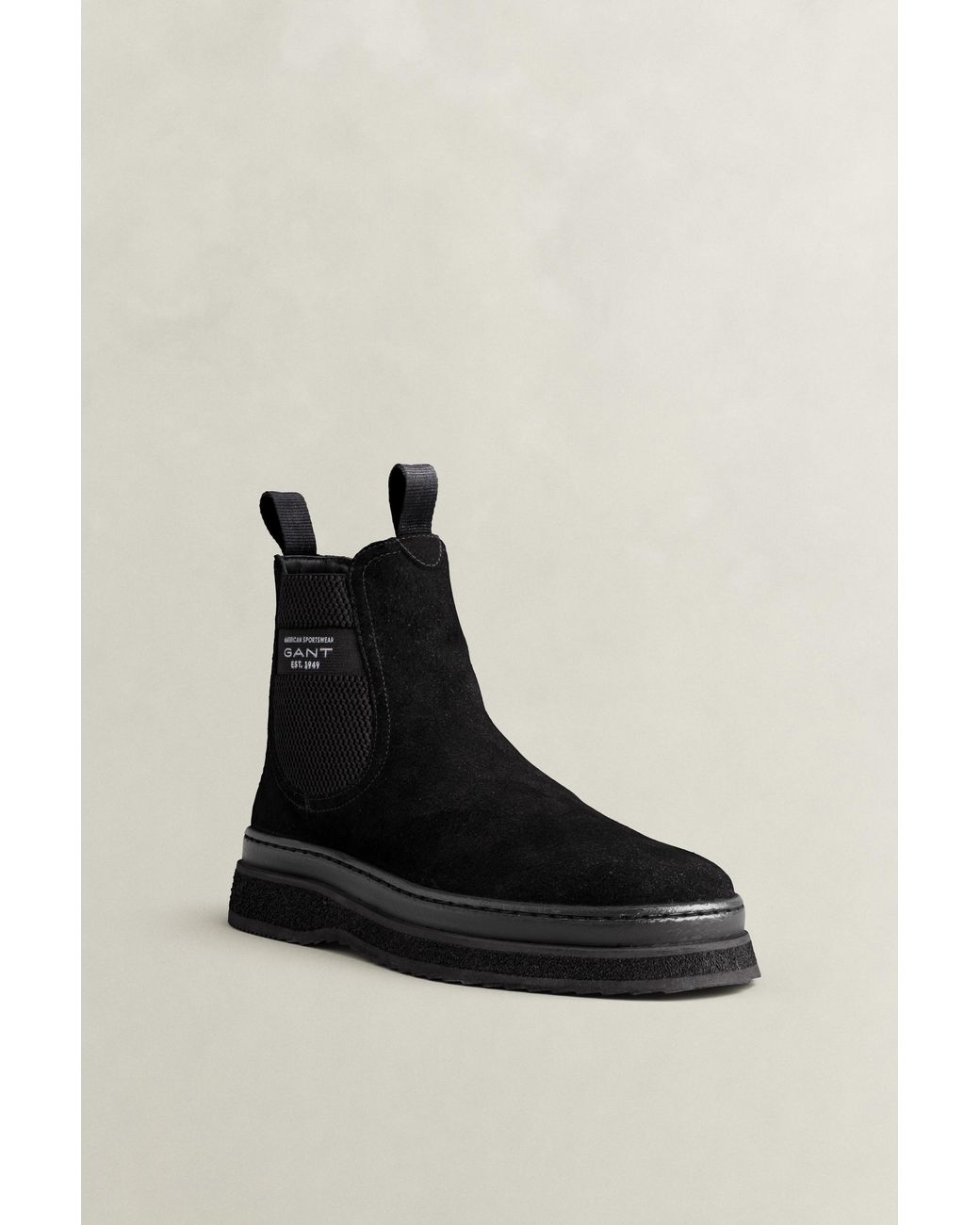 Gant Black Blistown Suede Chelsea Boots for men