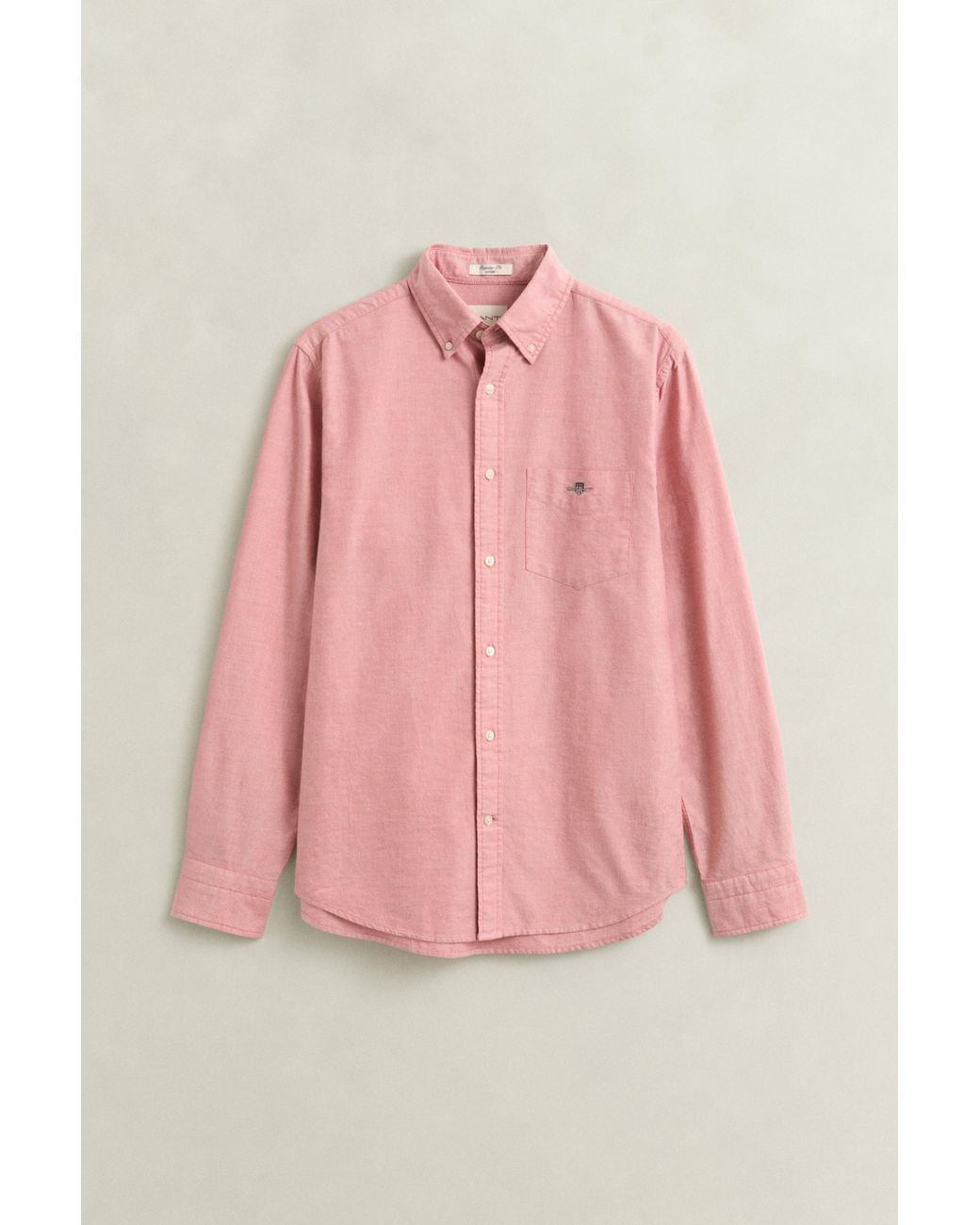Gant Pink Classic Regular Oxford Shirt for men