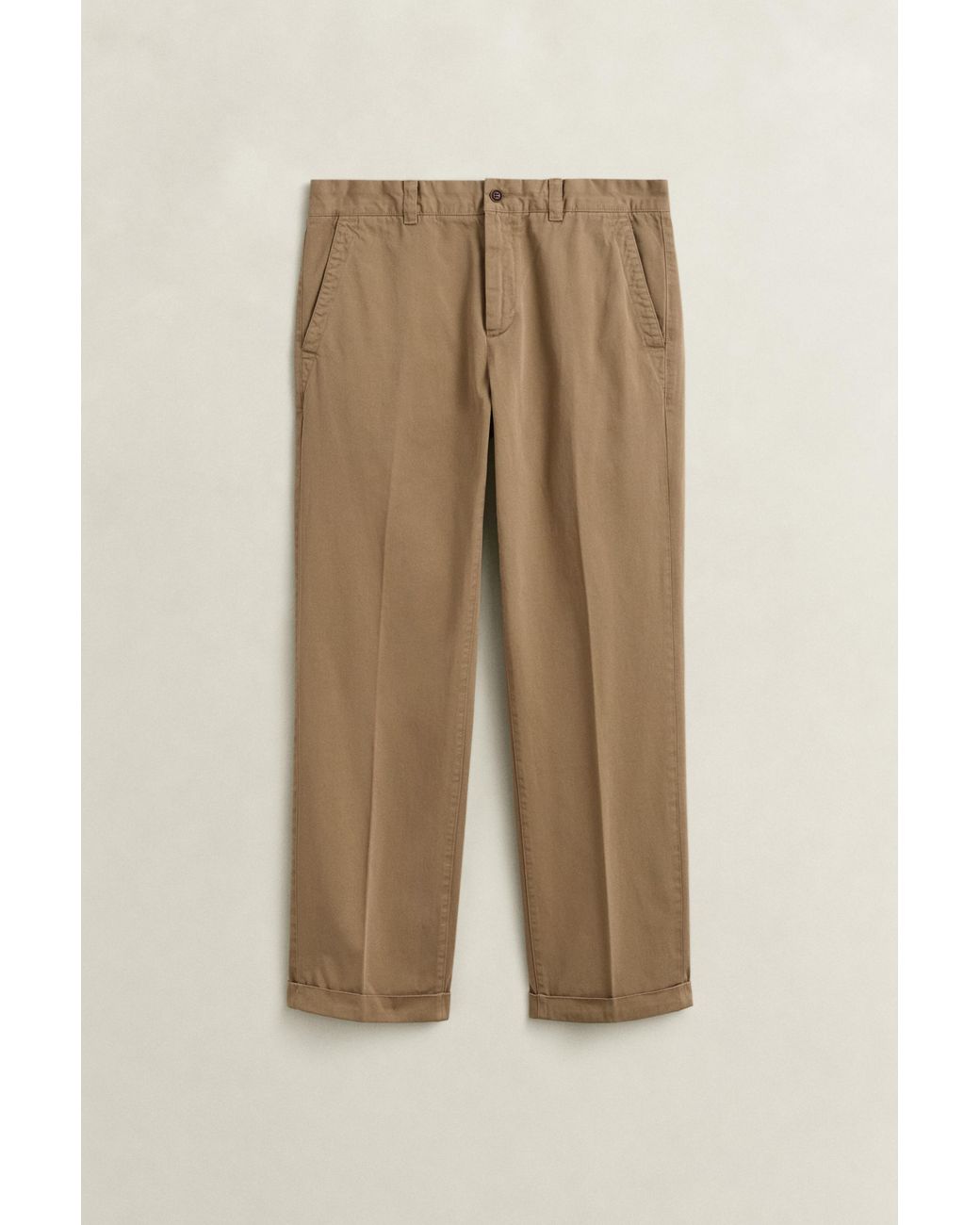 Gant Natural X Yale Cotton Twill Chinos for men