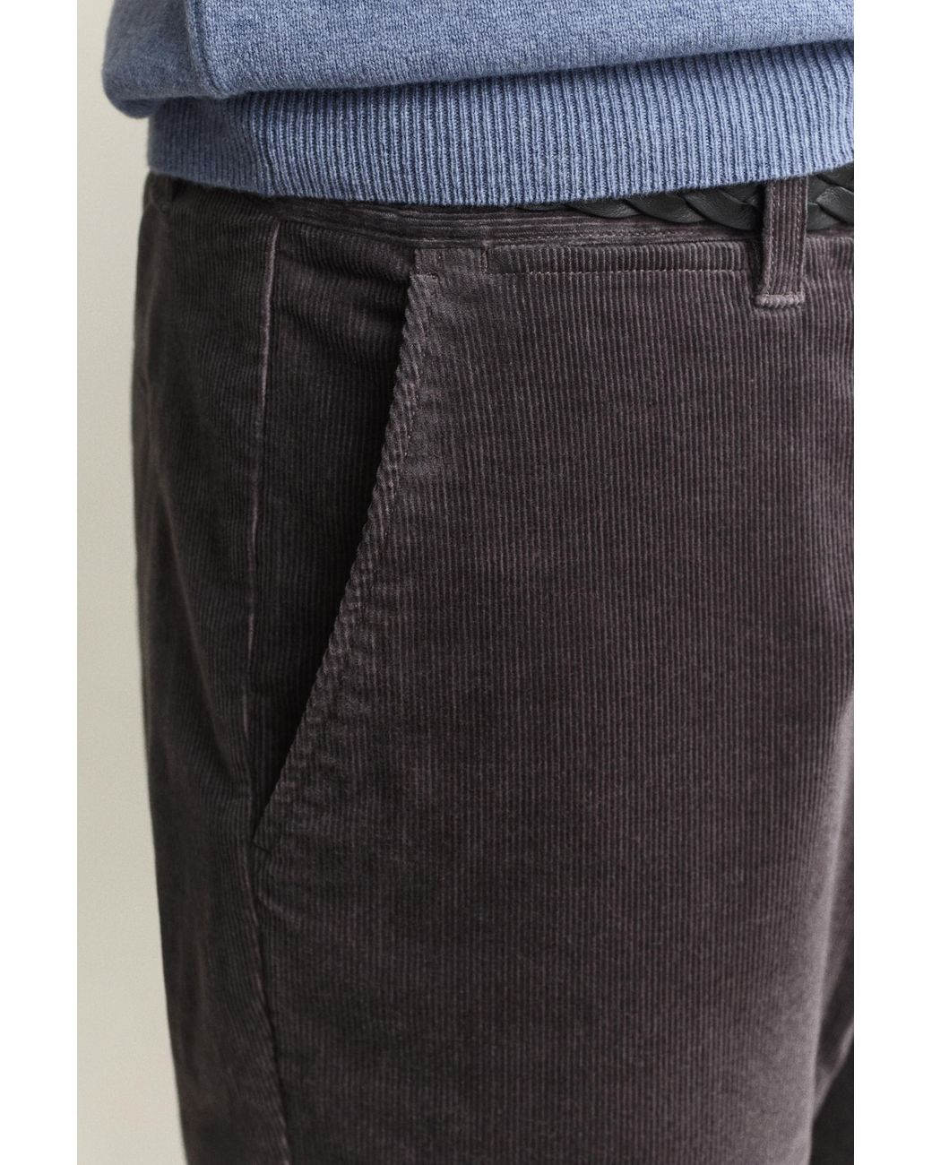 Gant Blue Regular Corduroy Chinos for men