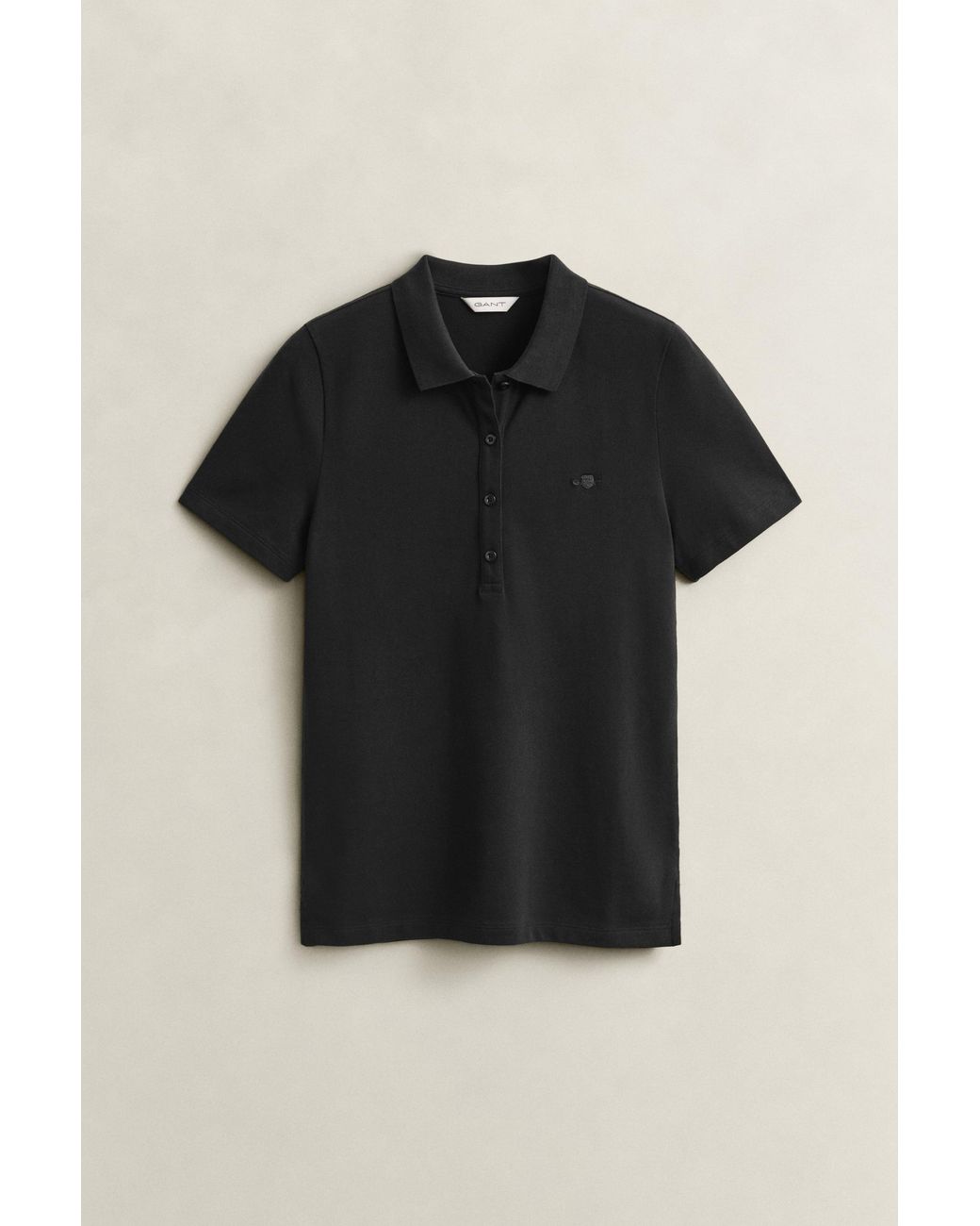 Gant Black Polo Shirt