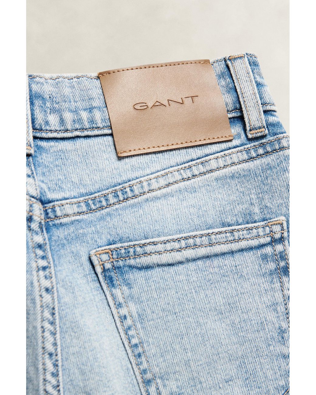 Gant Blue Teens Teen Boys Straight Fit Jeans for men