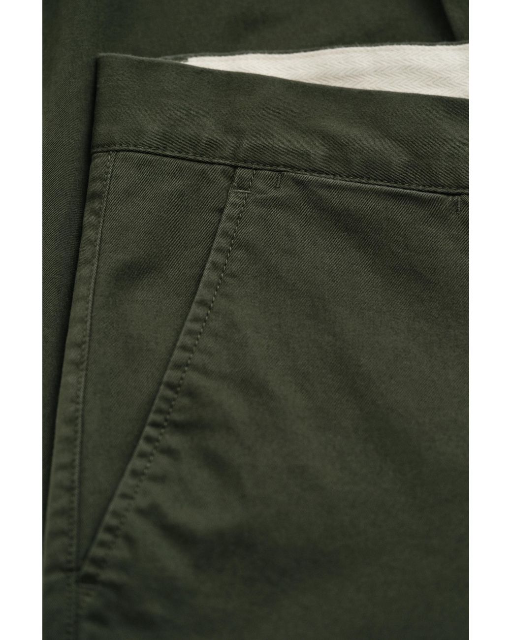 Gant Green Classic Slim Chinos Dark Moss for men