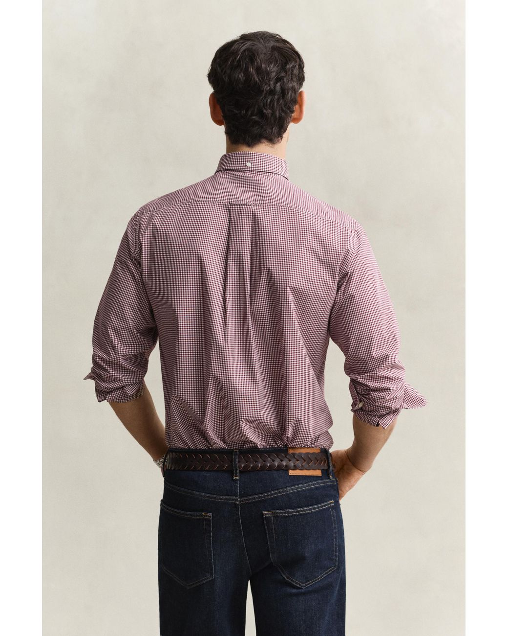Gant Multicolor Gingham Classic Poplin Shirt for men