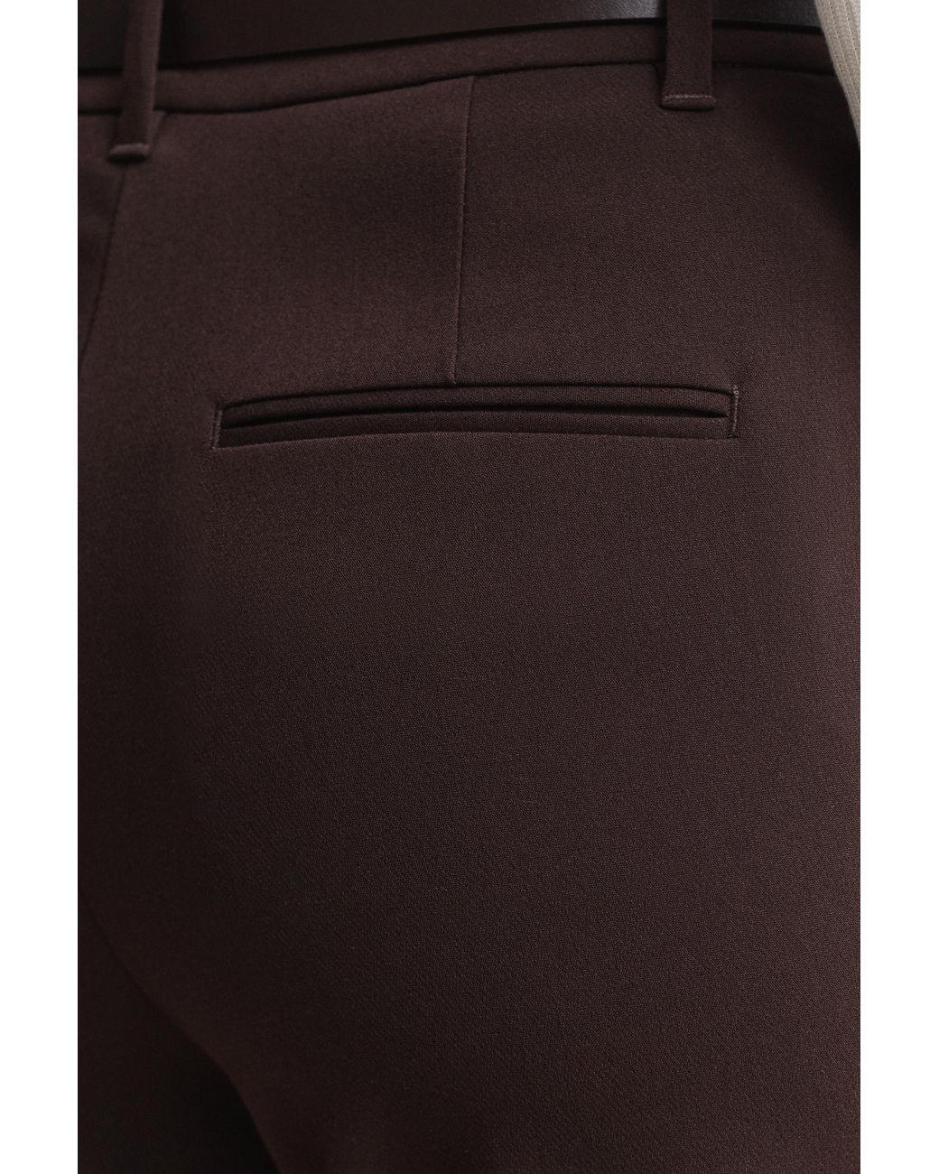 Gant Black Slim Flared Slacks Deep
