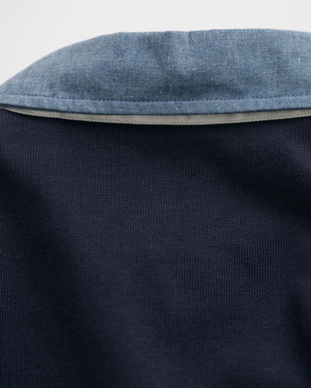 Gant Blue Chambray Collar Heavy Rugger for men
