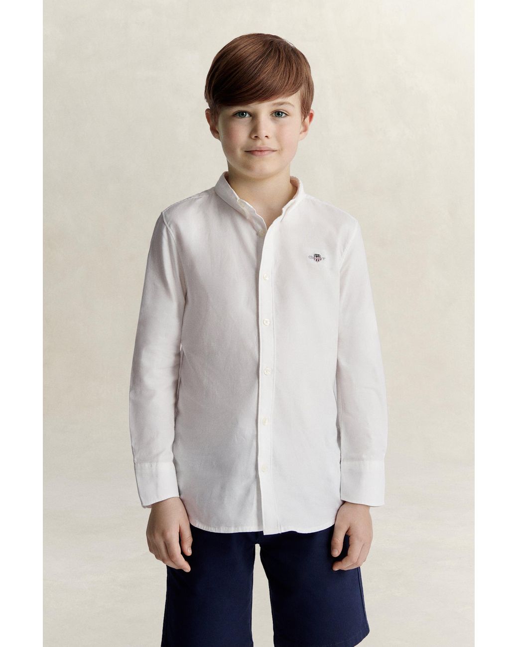 Gant Natural Teens Teen Boys Shield Oxford Shirt for men