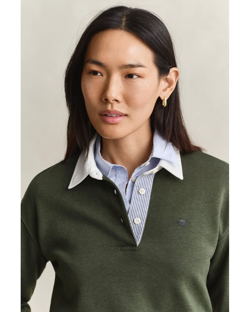 Gant Green Rugger Sweatshirt