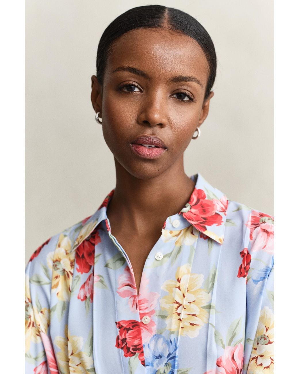 Gant Natural Floral Shirt Dress