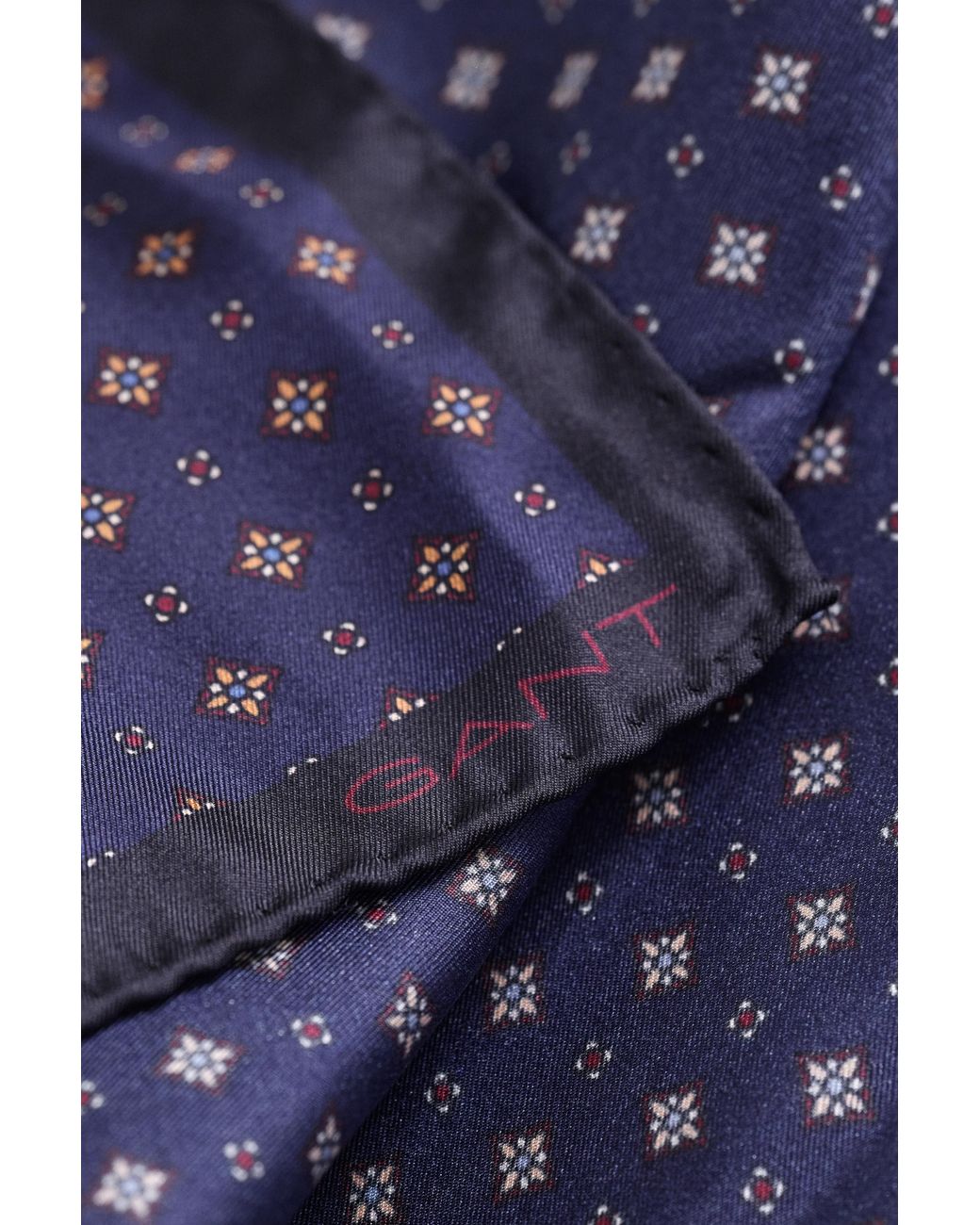 Gant Blue Printed Pocket Square for men