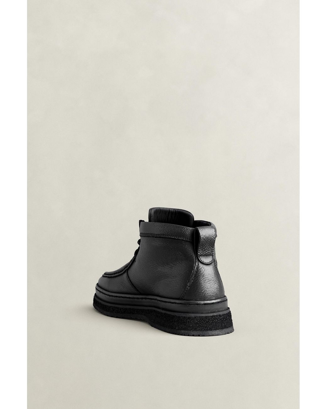 Gant Black Blistown Leather Boots for men