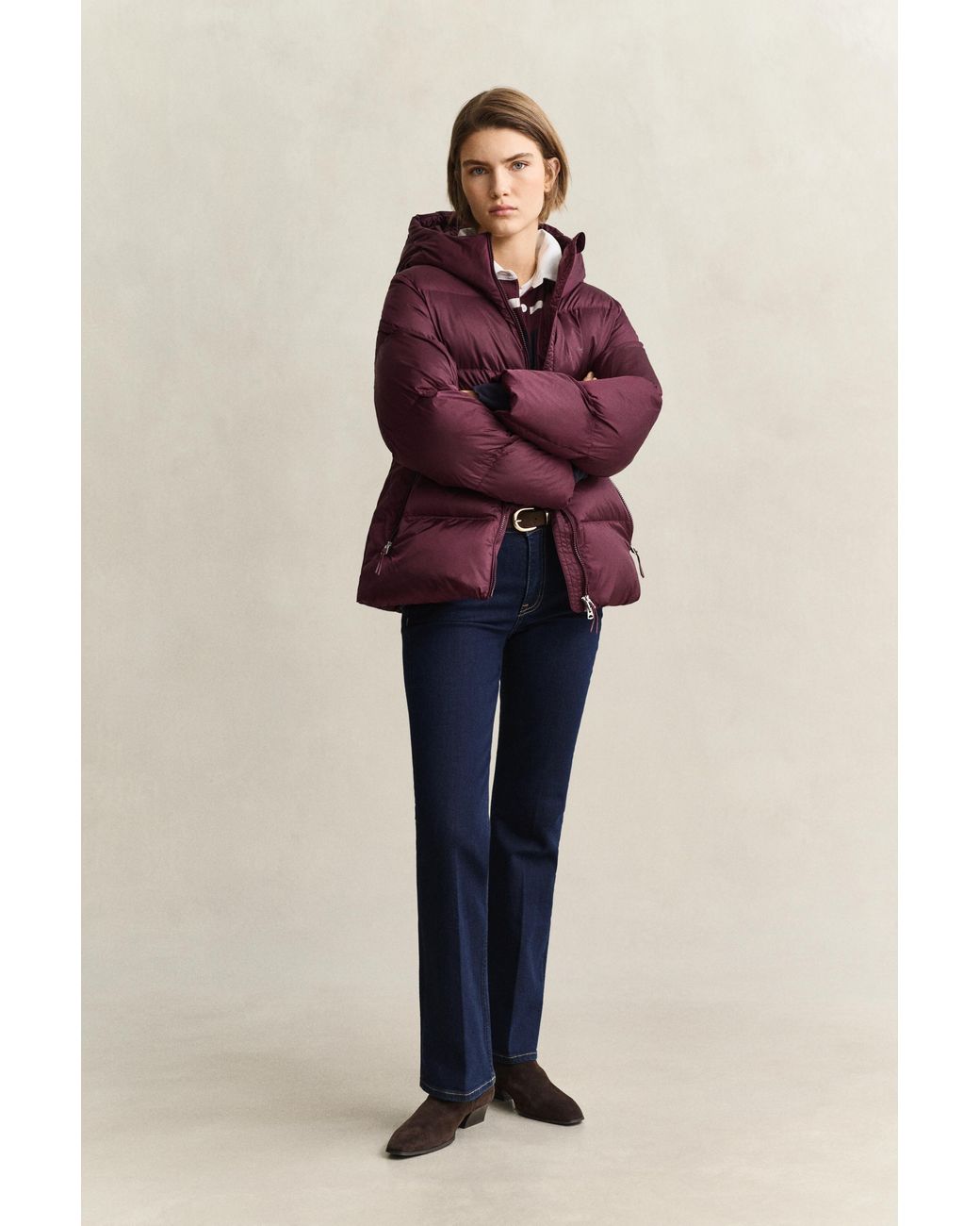 Gant Multicolor Mid Padded Jacket