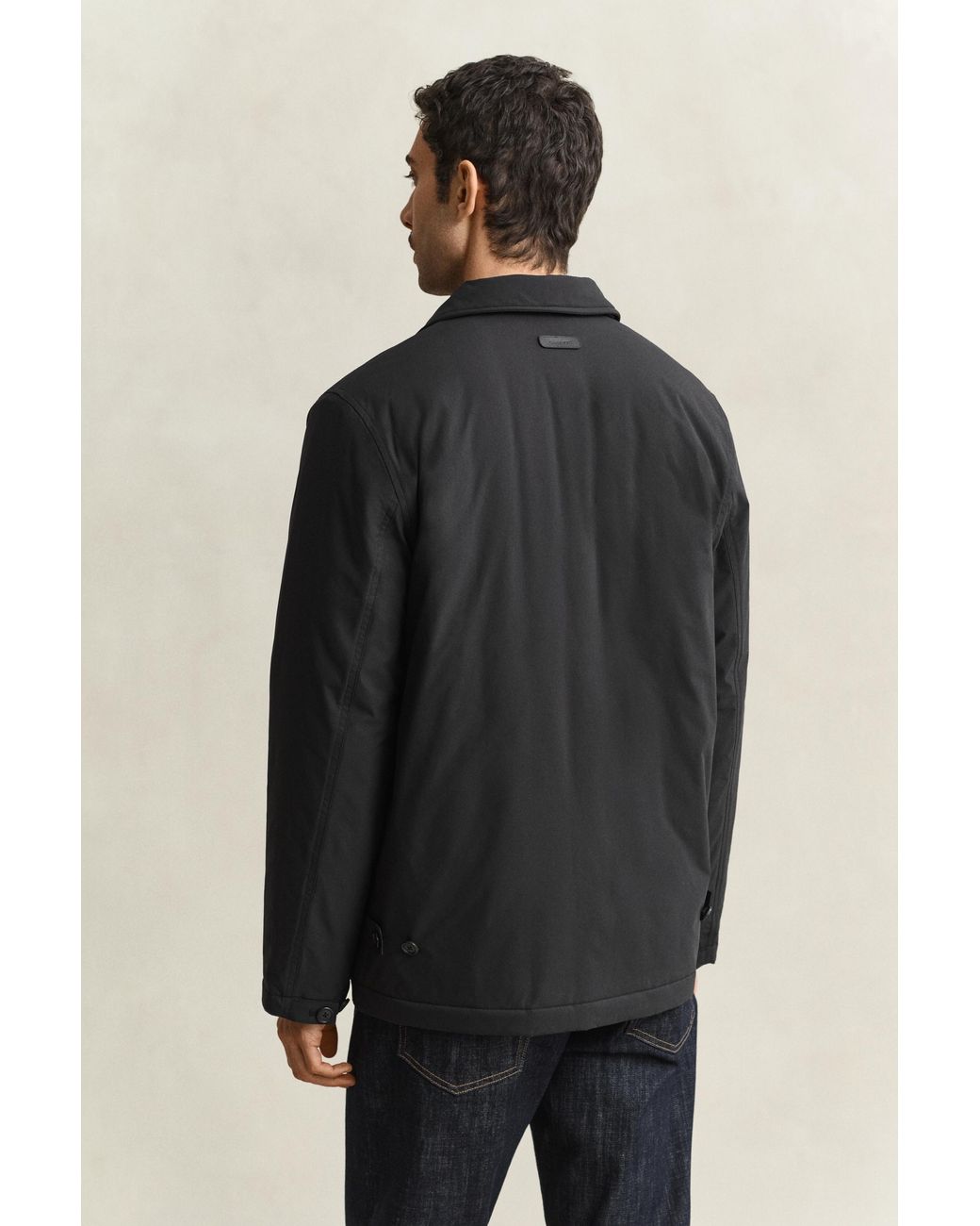 Gant Black Padded Chore Jacket for men