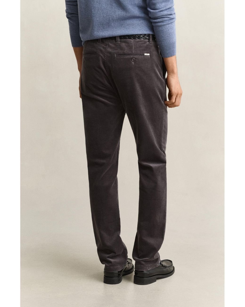 Gant Blue Regular Corduroy Chinos for men