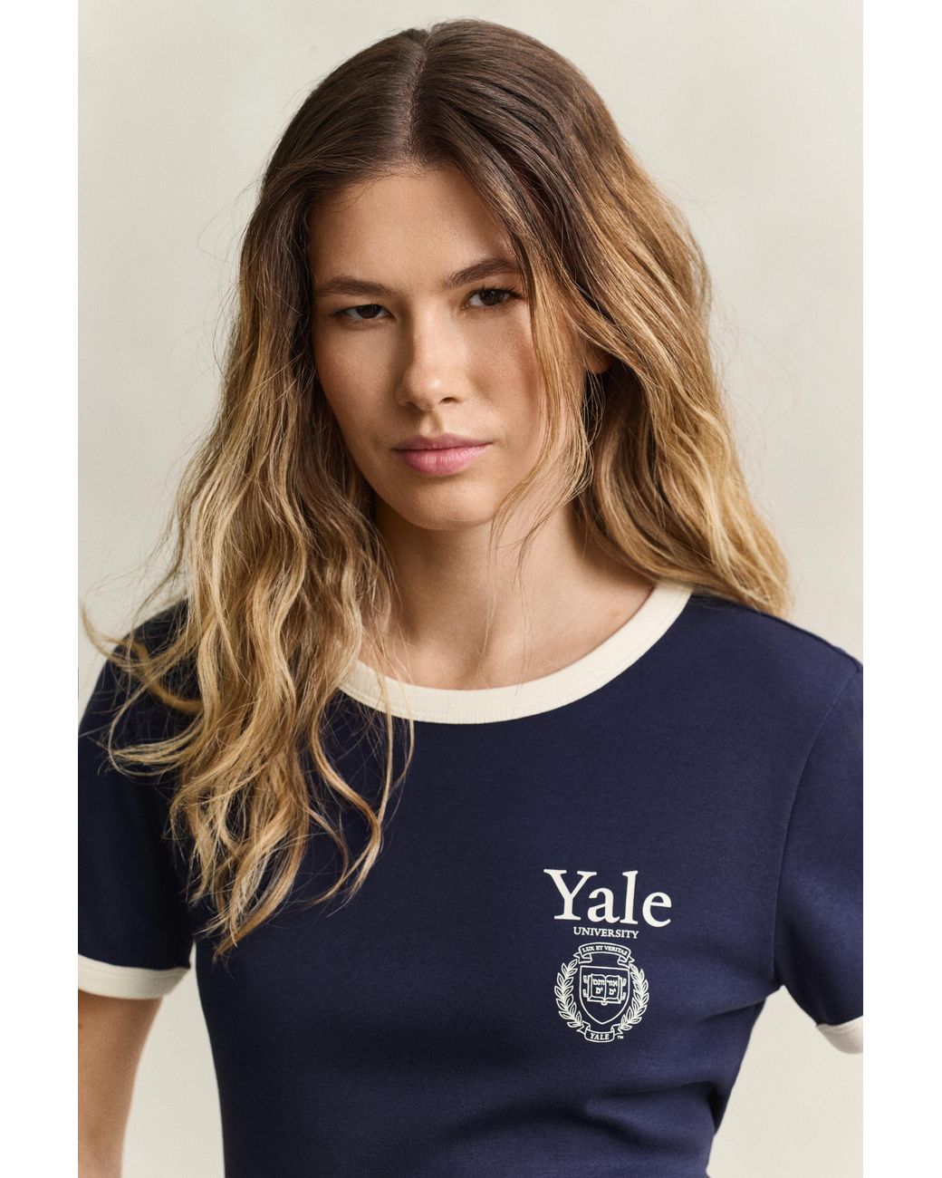 Gant Blue X Yale T-Shirt Classic