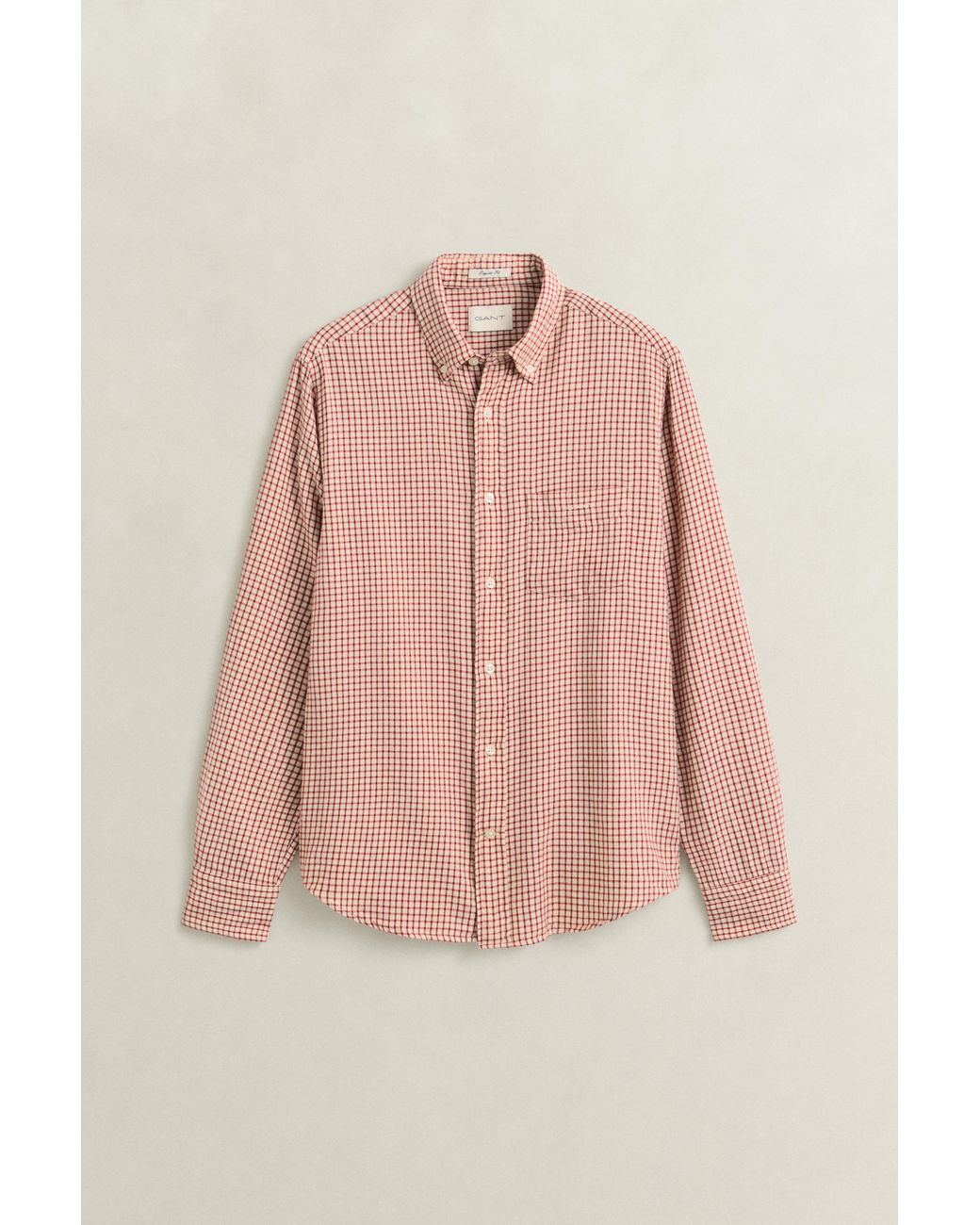 Gant Natural Checked Windblown Flannel Shirt for men