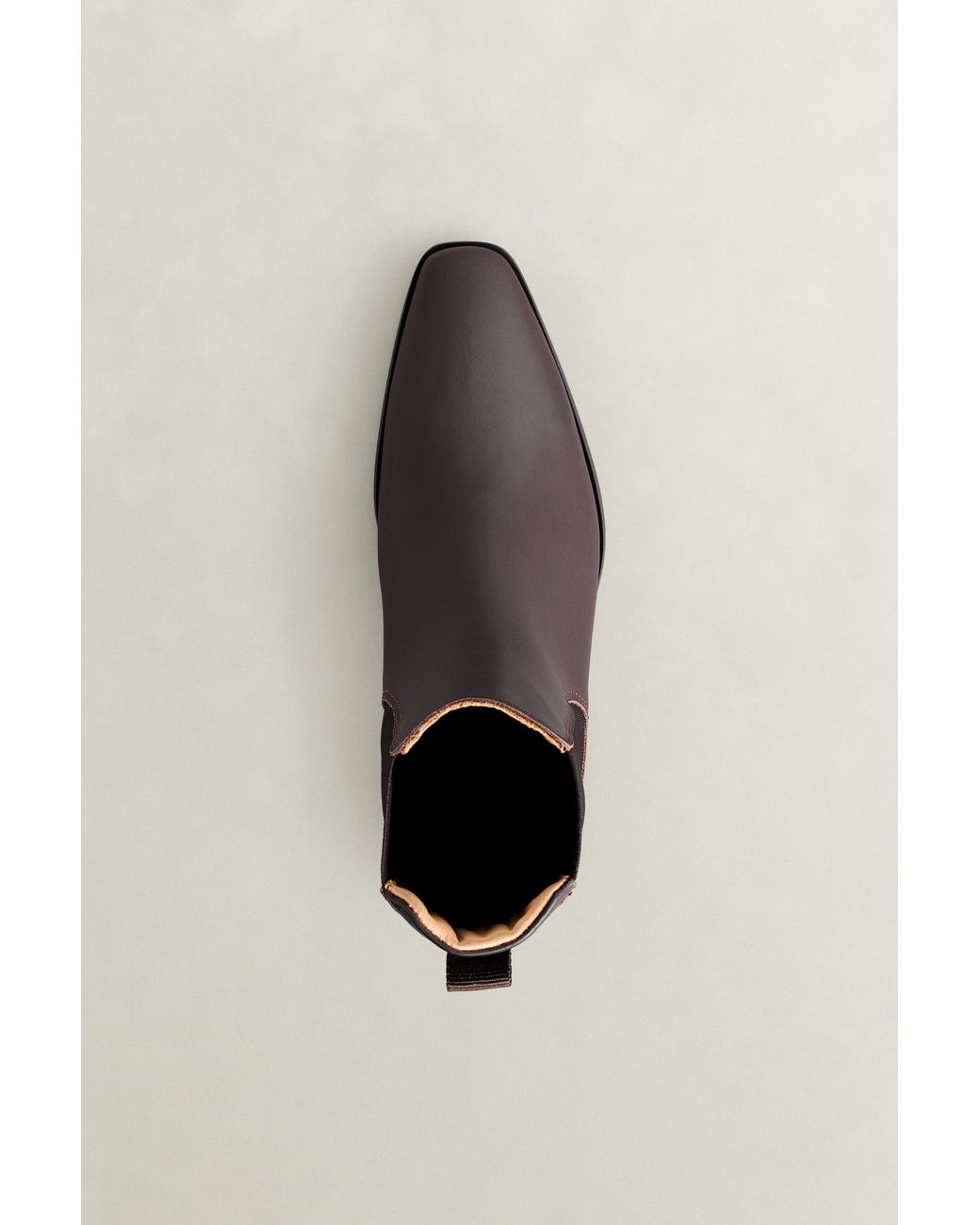 Gant Brown Bassotte Leather Chelsea Boots Dark