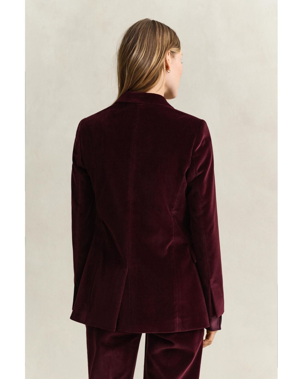 Gant Purple Velvet Blazer