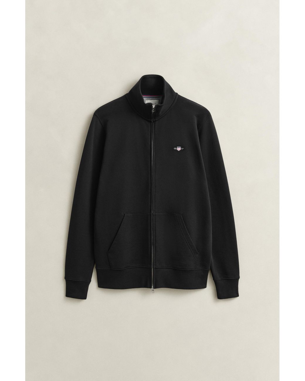 Gant Black Shield Zip Sweatshirt for men