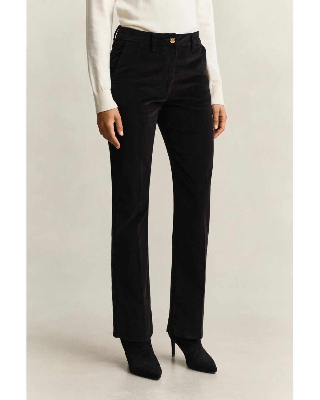 Gant Natural Flared Velvet Pants