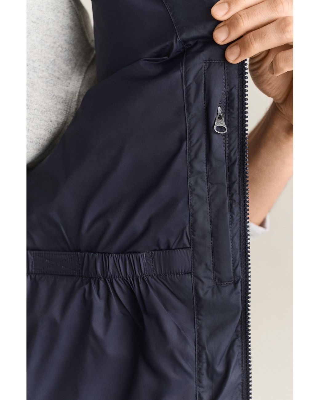 Gant Blue Active Cloud Vest Evening for men