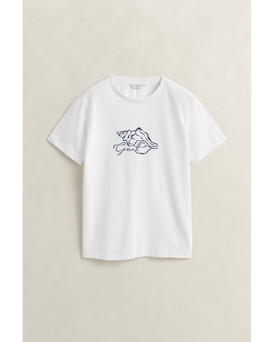 Gant Natural Graphic Print T-Shirt