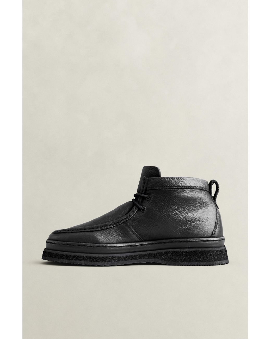 Gant Black Blistown Leather Boots for men