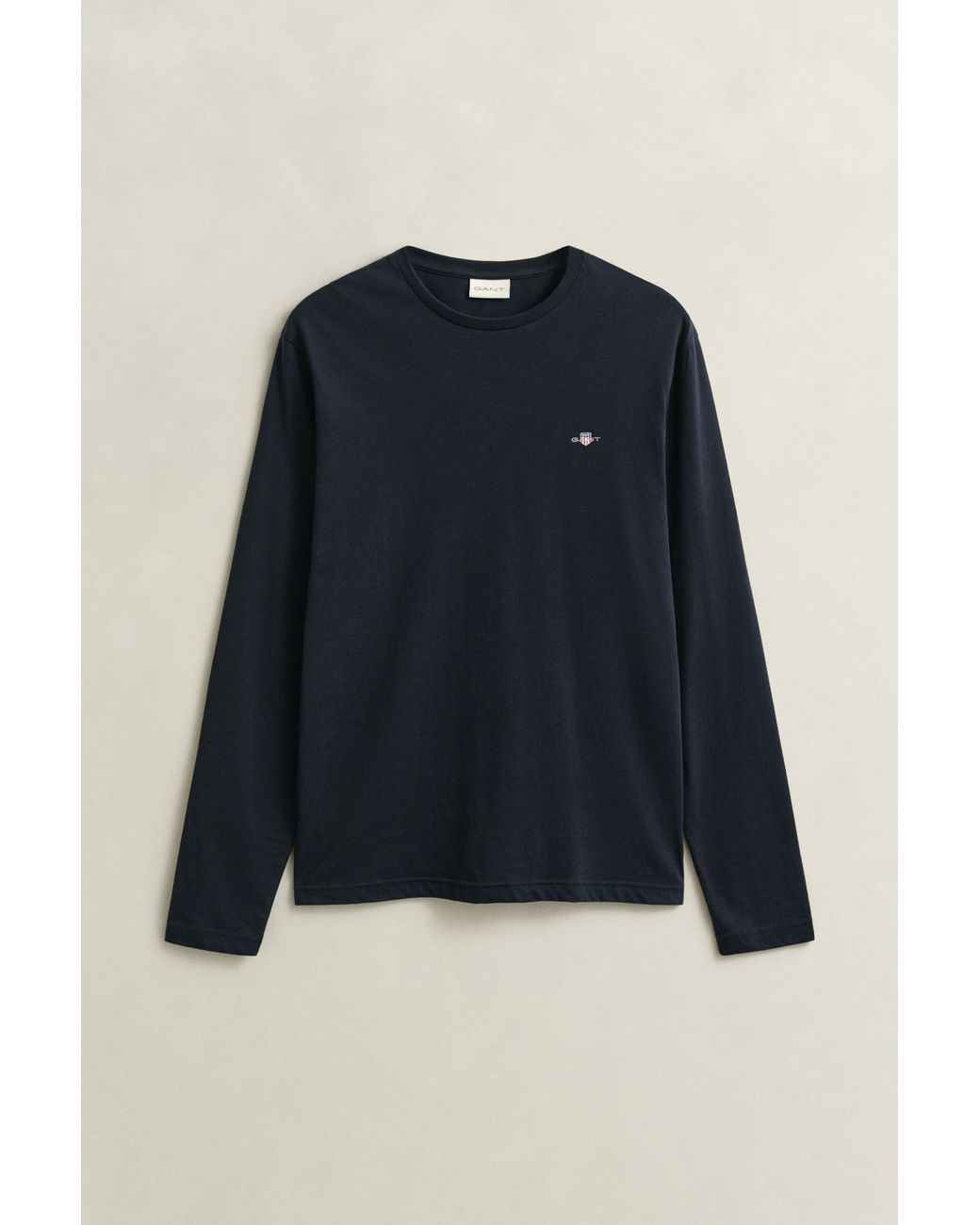 Gant Black Shield Long Sleeve T-Shirt for men
