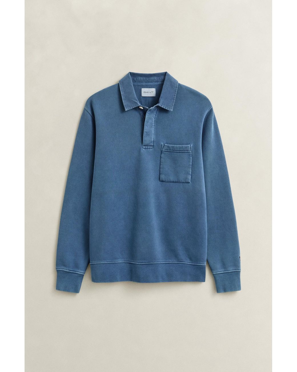 Gant Blue Sweatshirt Rugger for men