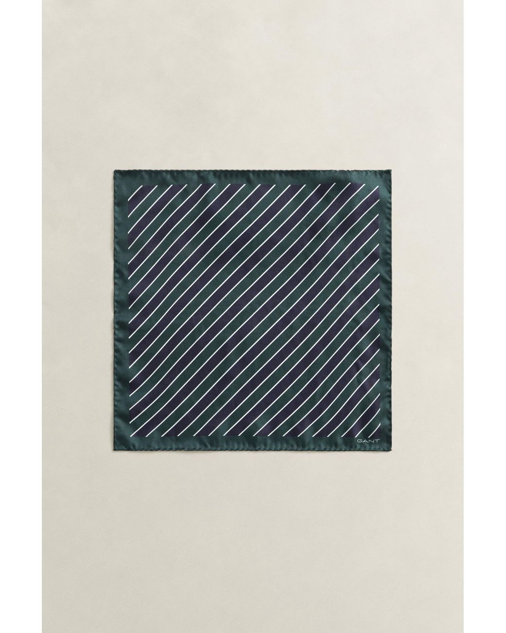Gant Blue Striped Pocket Square Tartan for men