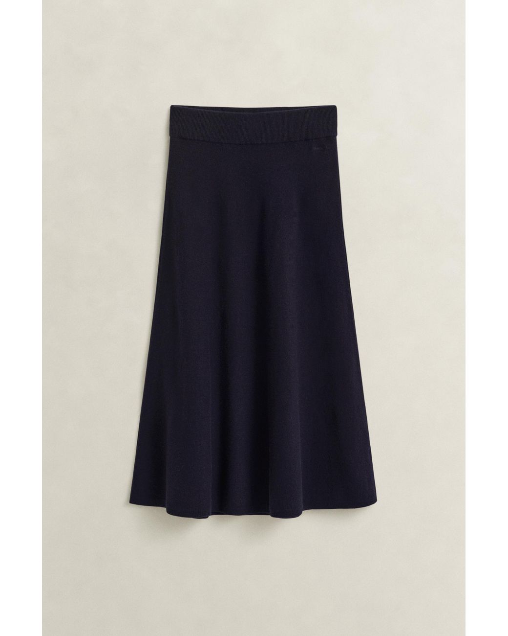 Gant Blue Superfine Lambswool Skirt